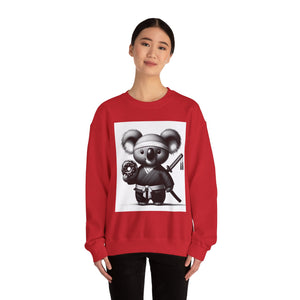 Ninja Koala w/Donut Crewneck Sweatshirt