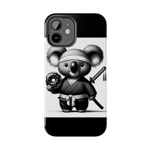 Ninja Koala w/Donut Phone Cases