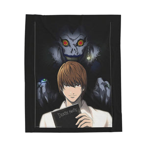 Light & Ryuk Velveteen Plush Blanket