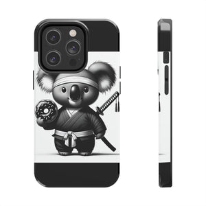 Ninja Koala w/Donut Phone Cases