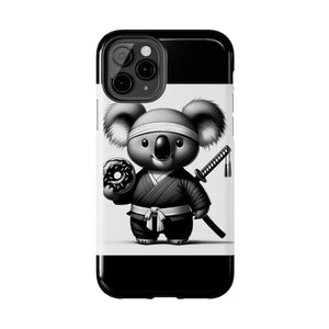 Ninja Koala w/Donut Phone Cases