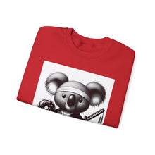 Load image into Gallery viewer, Ninja Koala w/Donut Crewneck Sweatshirt
