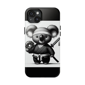 Ninja Koala w/Donut Phone Cases