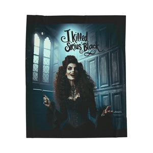 Bellatrix LeStrange Velveteen Plush Blanket