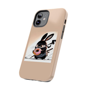 Ninja Bunny w/Donut Phone Cases