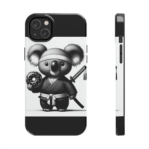 Ninja Koala w/Donut Phone Cases