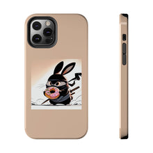 Load image into Gallery viewer, Ninja Bunny w/Donut Phone Cases
