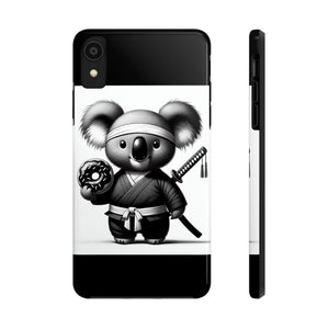 Ninja Koala w/Donut Phone Cases