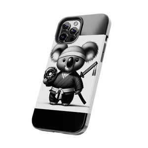 Ninja Koala w/Donut Phone Cases