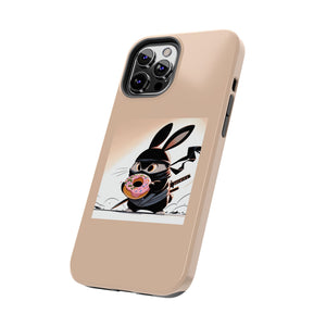 Ninja Bunny w/Donut Phone Cases