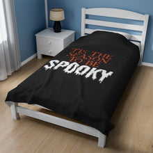 Load image into Gallery viewer, Spooky Season Velveteen Plush Blanket
