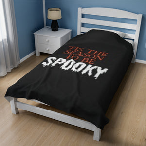 Spooky Season Velveteen Plush Blanket