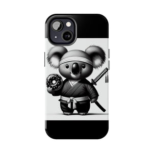 Ninja Koala w/Donut Phone Cases